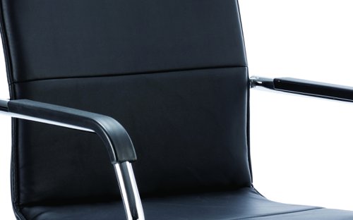 Echo Cantilever Chair Leather BK