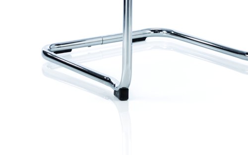 Echo Cantilever Chair Leather BK
