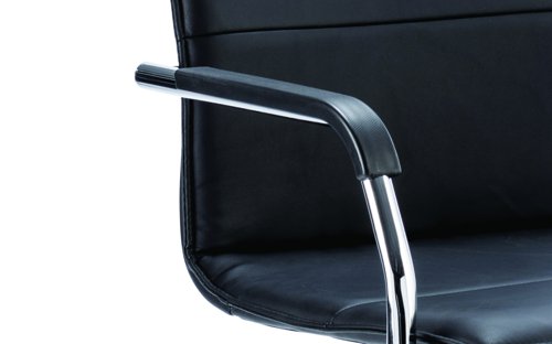 Echo Cantilever Chair Leather BK