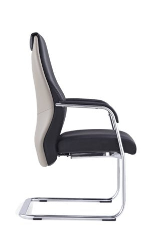 Mien Black and Mink Cantilever Chair