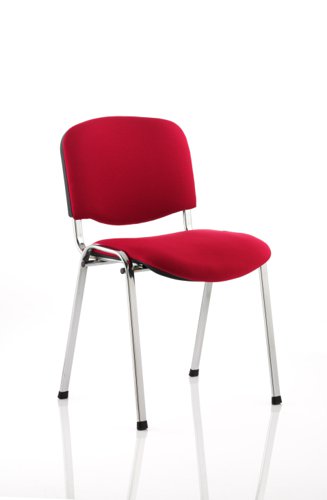 ISO Stack Chair Wine Fabric CH Frame