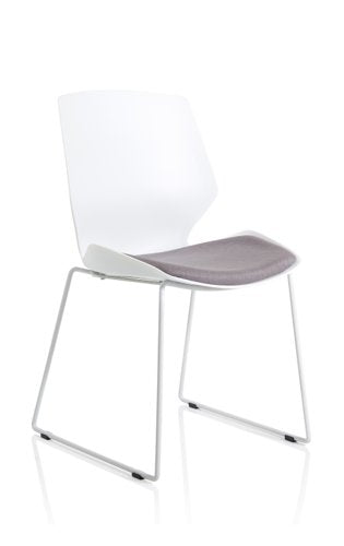 Florence Visitor Chair WH GRY