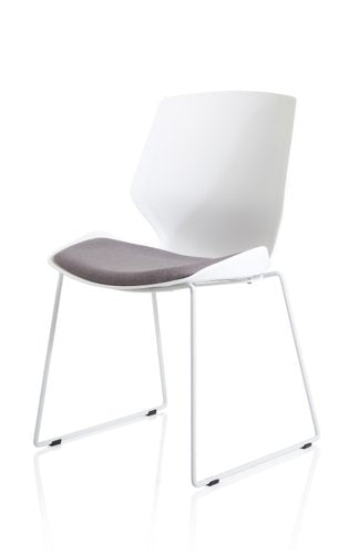 Florence Visitor Chair WH GRY