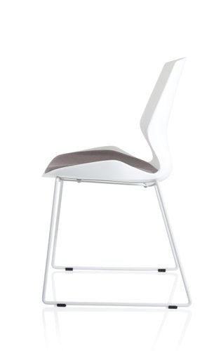 Florence Visitor Chair WH GRY