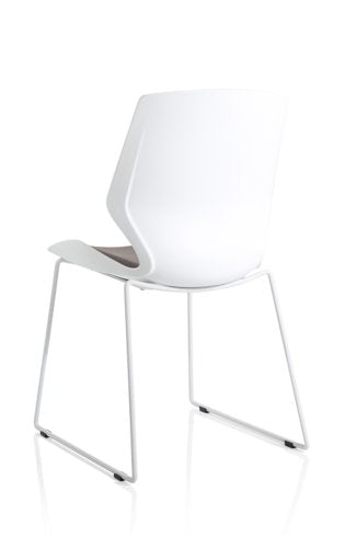 Florence Visitor Chair WH GRY