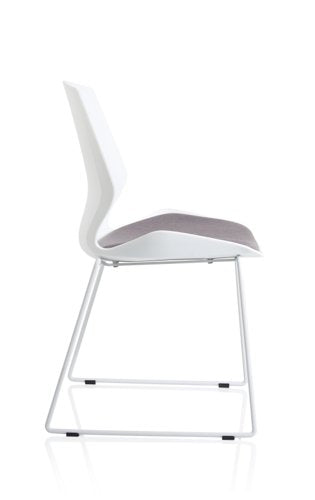 Florence Visitor Chair WH GRY
