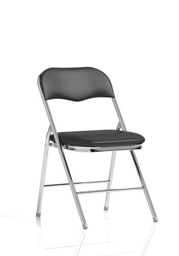 Sicily PU Leather FoldingChair Chrome