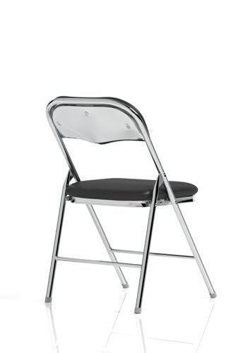 Sicily PU Leather FoldingChair Chrome