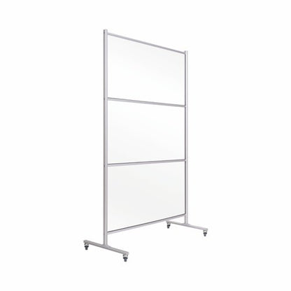 Mobile Stand Glass Panel 120x150cm