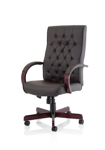 Chesterfield Exec Brown Leather
