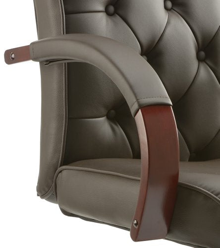 Chesterfield Exec Brown Leather
