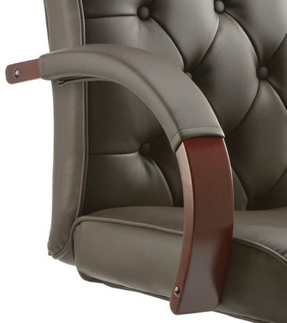 Chesterfield Exec Brown Leather