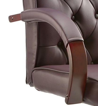 Chesterfield Exec Burg Leather