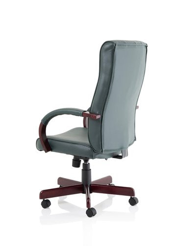 Chesterfield Exec Green Leather