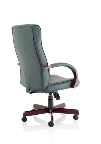 Chesterfield Exec Green Leather