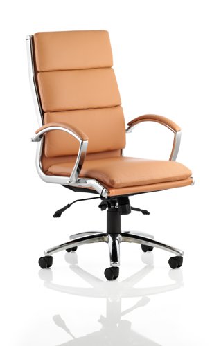 Classic Exec Chair High Back Tan