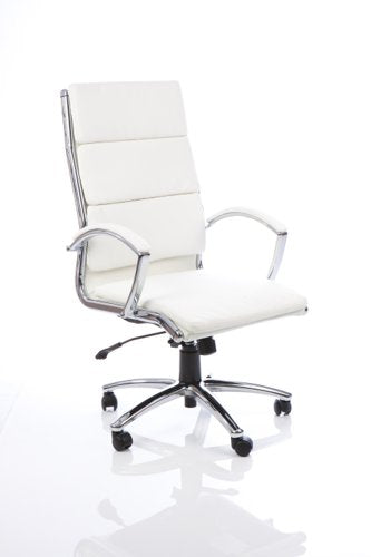 Classic Exec Chair High Back WH