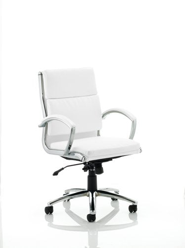 Classic Exec Chair Med Back WH