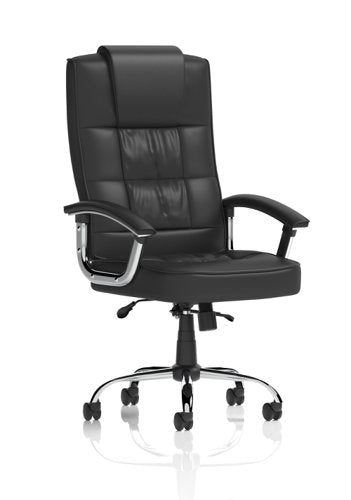 Moore Deluxe Exec Chair wArms BK
