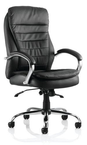 Rocky Executive Chair Black Leather