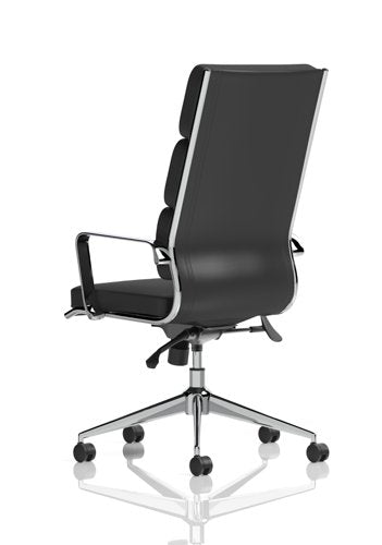 Savoy Exec High Back Chair BK Leather