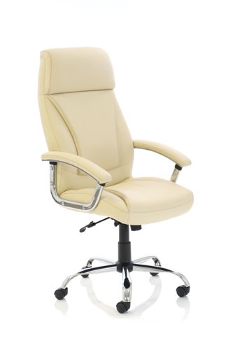 Penza Executive Leather Chair Cream