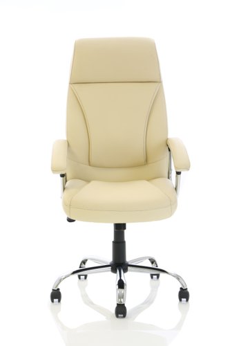Penza Executive Leather Chair Cream