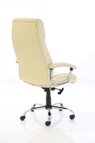 Penza Executive Leather Chair Cream