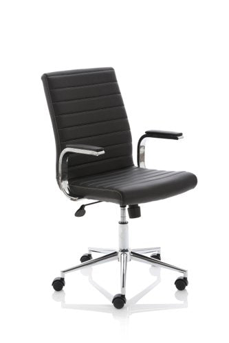 Ezra Executive Leather Chair Black