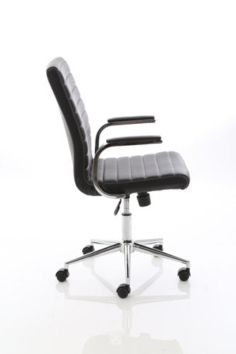 Ezra Executive Leather Chair Black