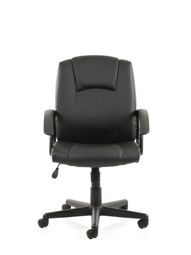 Bella Exec Managers Chair BK Leather