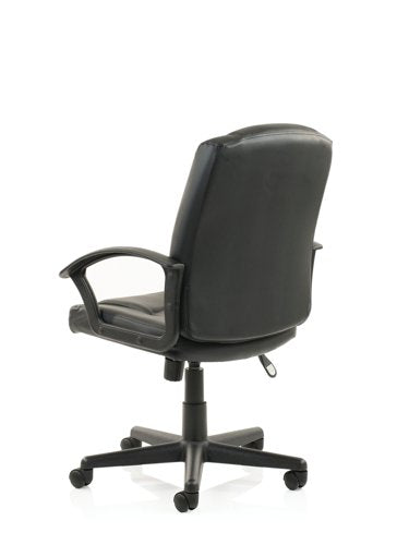 Bella Exec Managers Chair BK Leather