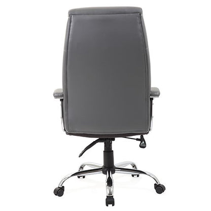 Penza Executive Chair Leather Grey
