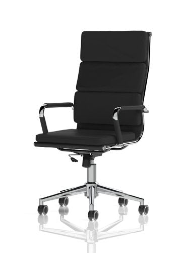Hawkes Exec Chair CH Frame BK PU