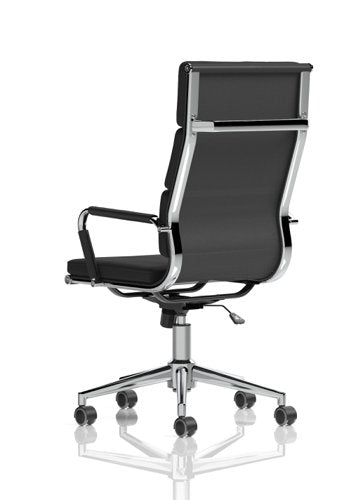 Hawkes Exec Chair CH Frame BK PU