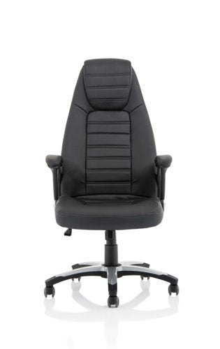 Metropolis HB Leather Look Chair BK