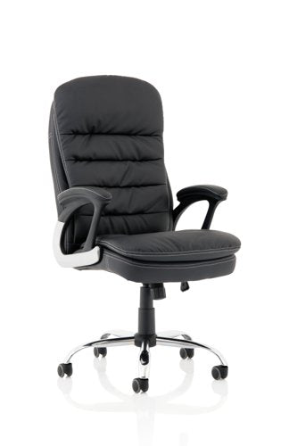 Ontario Leather Executive Chair Black
