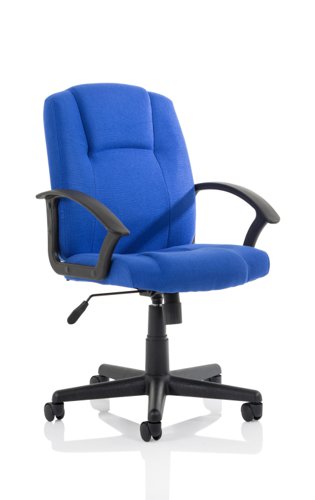 Bella Executive Chair Blue Fabric