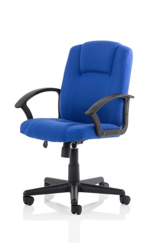 Bella Executive Chair Blue Fabric