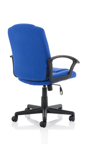 Bella Executive Chair Blue Fabric