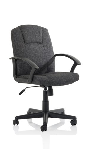 Bella Executive Chair Charc Fabric