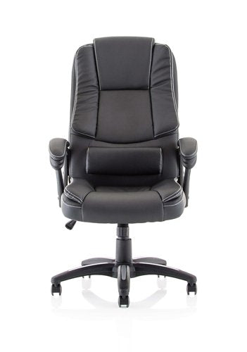 Dakota HB Leather Look Chair BK