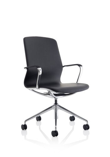 Lucia HB Exec Chair Chrome/Black