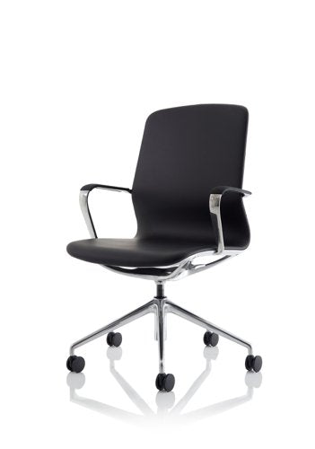 Lucia HB Exec Chair Chrome/Black