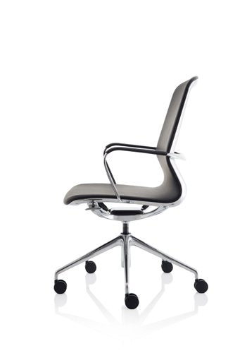 Lucia HB Exec Chair Chrome/Black