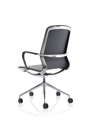 Lucia HB Exec Chair Chrome/Black