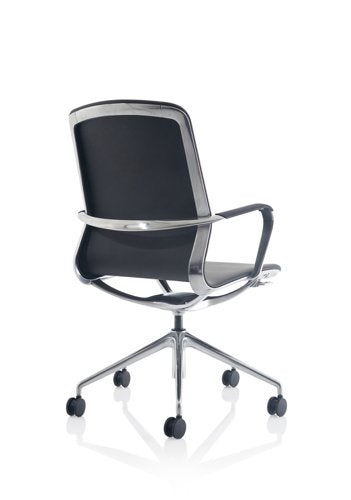 Lucia HB Exec Chair Chrome/Black