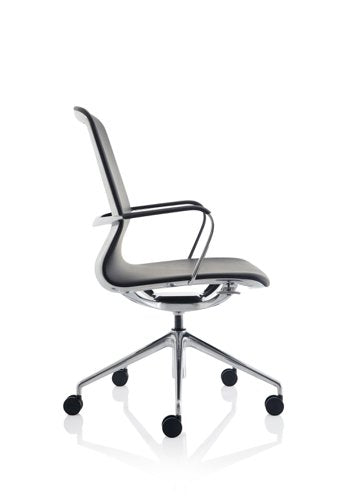 Lucia HB Exec Chair Chrome/Black