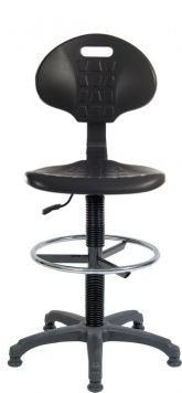 Labour Poly Chair with Fixed Footring