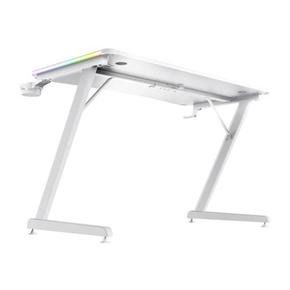GXT 709 Luminus RGB White Gaming Desk